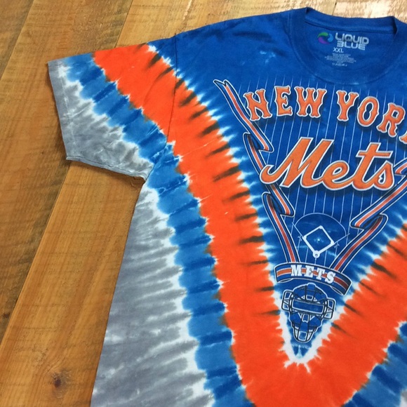 Liquid Blue Other - Tie dye Mets t-shirt by Liquid Blue XXL Like new